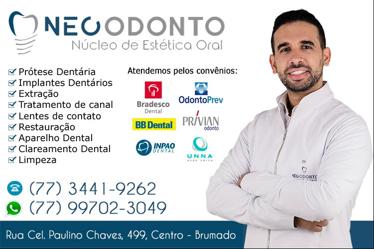 Transforme o seu sorriso no Neo Odonto: Núcleo de Estética Oral em Brumado